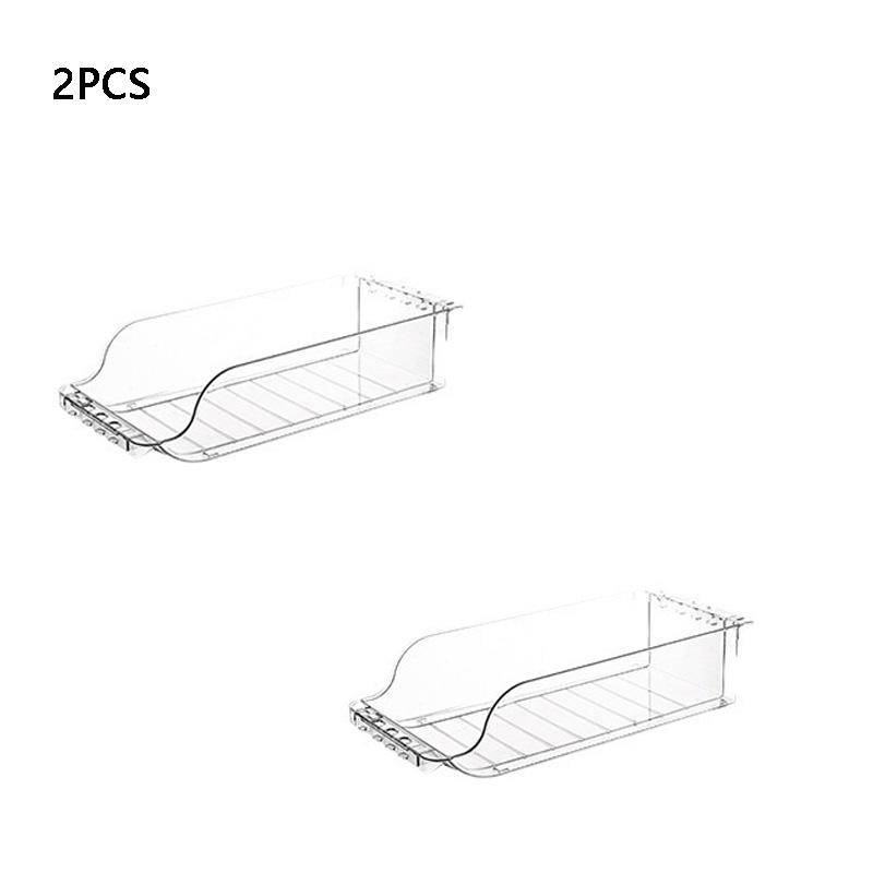 

2 шт. Органайзер для холодильника для напитков, большая выдвижная полка, органайзер для напитков и колы, полка для домашнего пива и колы