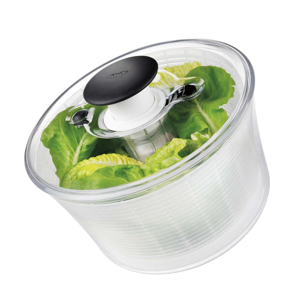 OXO Salad Straight Serves Suitable for Single Person x x 12 Dishwasher Safe Spinner, Type, 2-3 People, Use, 20.5 20.5 cm, (Basket Only)