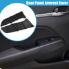 Car Front Door Panel Armrest Cover Interior Door Trims for Honda Accord 2008-2012 Black 1 Pair