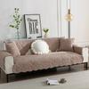 Four Seasons Universal Washed Cotton Quilted Embroidery Sofa Cushion Korean Simple Fabric Non-slip Sofa Cushion Towel