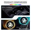 Car Colorful Luminous LED Atmosphere Light Cup Coaster Holder For Vauxhall Vivaro Zafira Combo Movano VXR8 Insignia Mokka GSe