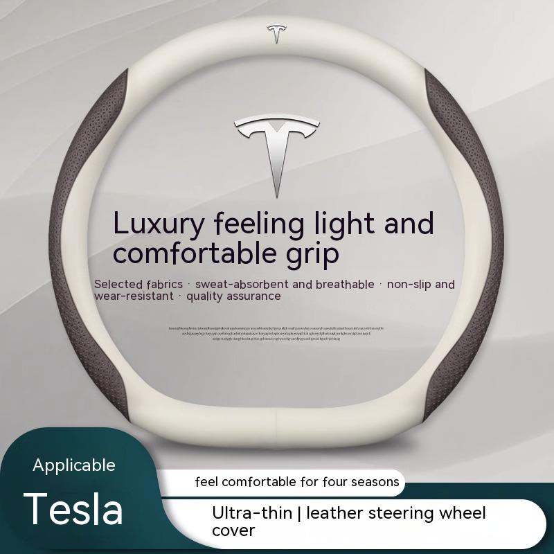Car Steering Wheel Cover For Tesla Model 3 Model S Model Y Model X Roadster 2019-2025 Auto interior Steering Wheel Accessories