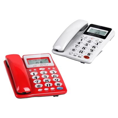 Corded Landline Telephone Landline Desktop Landline Phone Noise Reduction Calling Suitable for Home Hotel Office