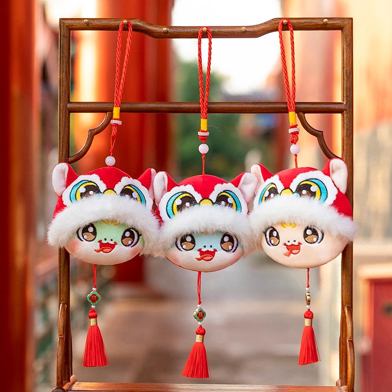 2025 Year of the Snake Zodiac Plush Mascot Toy - Festive Pendant & Annual Meeting Gift