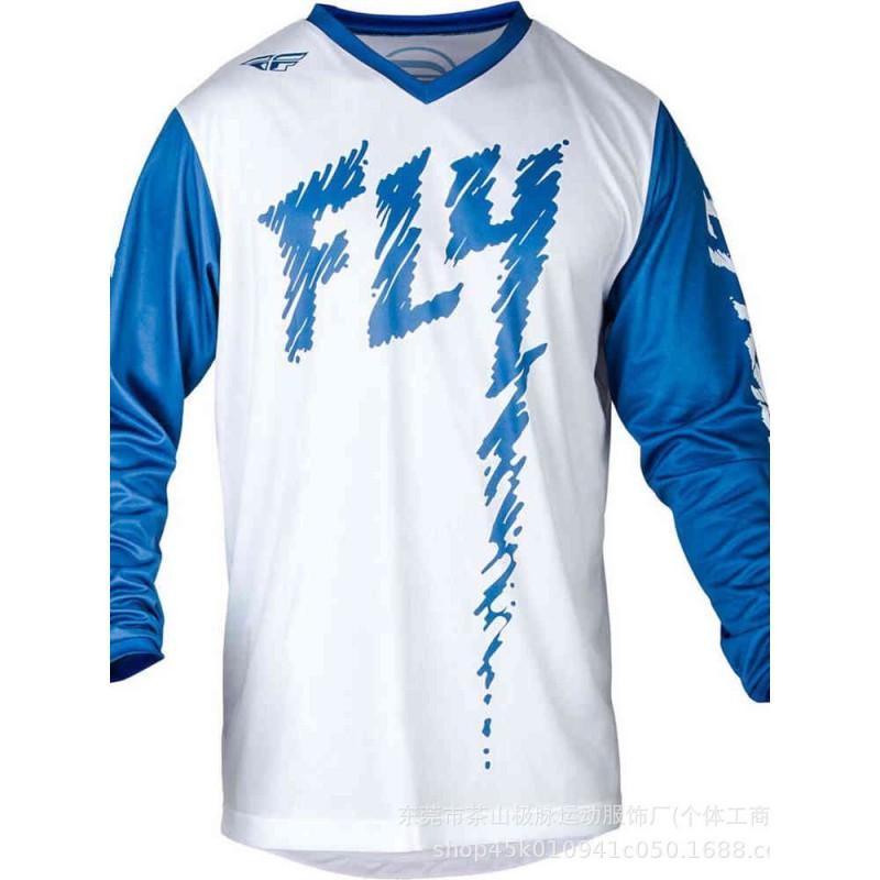 Mens Long Sleeve Cycling Jersey Mountain Bike Downhill Riding Breathable Quick-Dry Performance Top