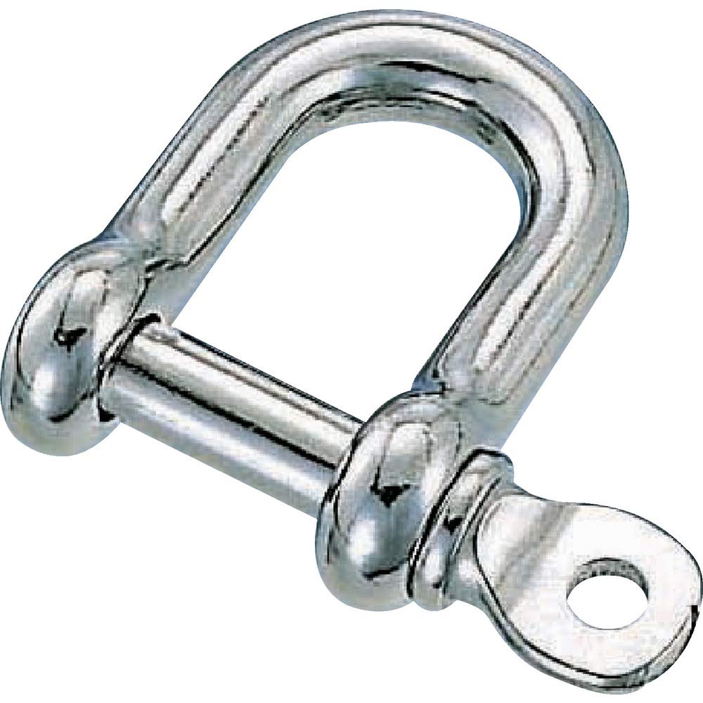 TRUSCO Screw SUS316 Stainless 12mm Shackle, Steel, (1 Piece) TNS16-12