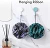 Charcoal Loofah Sponge, Shower Loofah 60g/PCS - Body Scrubber Loofa Set of 4 - Charcoal Blue, Green, Purple & Red, Bath Sponge for Men and Women