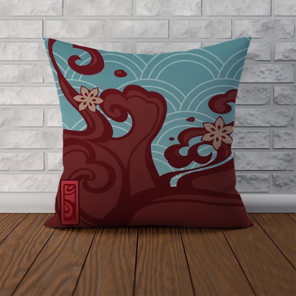 Honkai Star Rail Jiaoqiu Pillow Case For Car Sofa Decorative Home Doublesided Print Plush Square Throw Pillow Cushion Cover