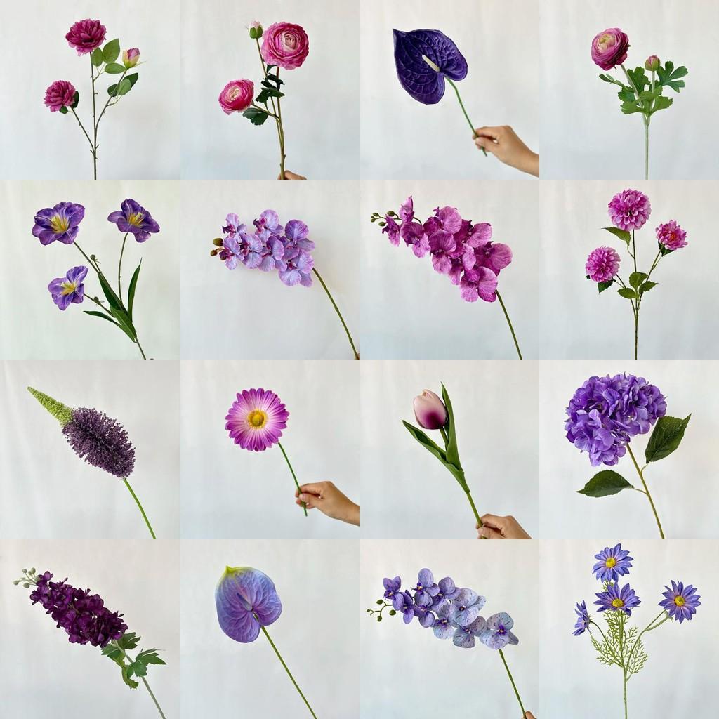 Tulip Hydrangea Peony Artificial Flower Wedding Decoration Home Gift Durable