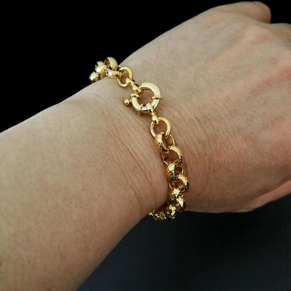 Buy Gold Color Belcher Bolt Link Mens 