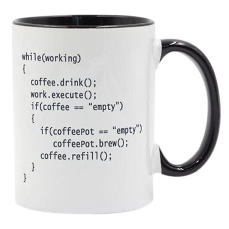 Coffee++ Program for Programmers Coffee Mug Ceramic Cup Color Handle Colour Christmas New Year GIft Mug 11oz чёрный