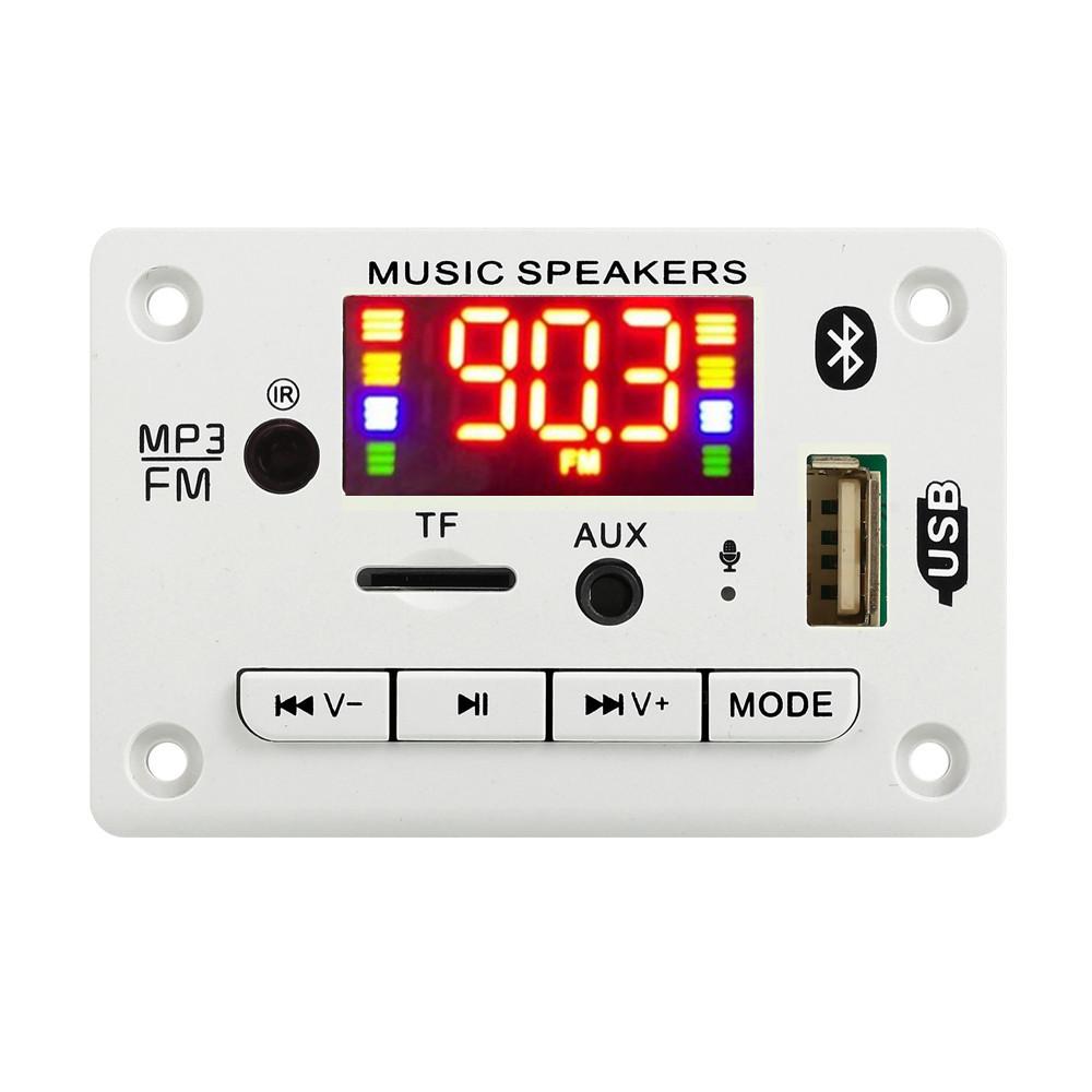 5 v 12v MP3 Decoder Decoding Board Module Bluetooth 5.0 Car USB MP3 Player WMA WAV TF Card Slot / USB / FM Remote Board Module