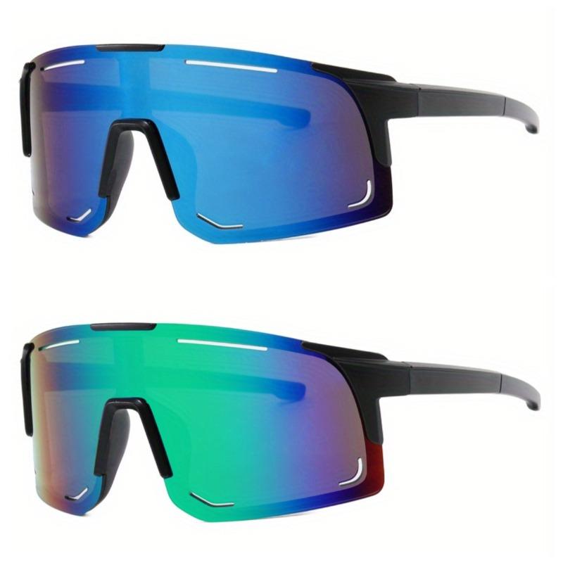 1/2pc Unisex Oversized Cycling Sunglasses, Anti-glare, Lightweight, Perfect Outdoor Gift