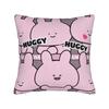 Asamimichaan Asleep Cartoon Square Pillow Cases Kawaii Asamimi Cushion Cover Decor Throw Pillow Case Cover for Sofa cm