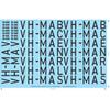 Ansett DC-3 VH-A01 & VH-MAT 'Golden Orchid' -1/48 1/72 1/144 1/200 - Watertransfer Decal