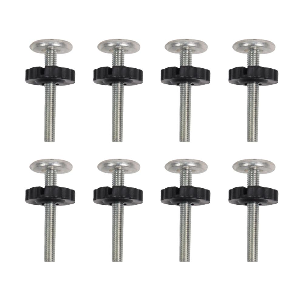 

For Apartment Renters White Guardrail Screw Kit Easy Setup Door Replacement Kit No-drill Adjusting Rod Threaded Bar