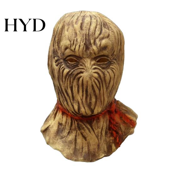 Skin-friendly Latex Masque Scarecrow Halloween Adult Full Head Horror Scary Movie Cosplay Costume for Party Masquerade Comfortable жёлтый