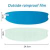 Antibeschlag- und regenfeste Folie für Helme, beschlagfreie Nanobeschichtung, transparenter Aufkleber, wasserdichte Folien, Helmzubehör