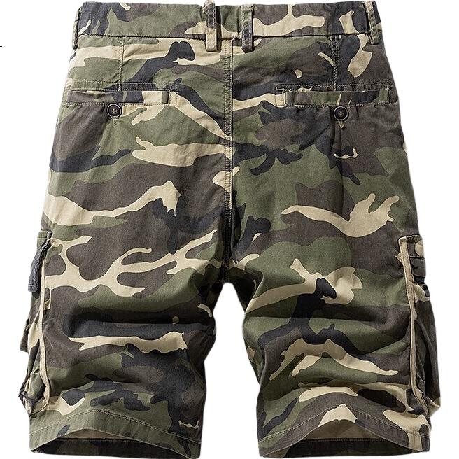 Dme [Camouflage Print] Summer Outdoor Sports Multi-Pocket Cargo Shorts, Loose Straight-Leg Comfortable Men's Casual Pants