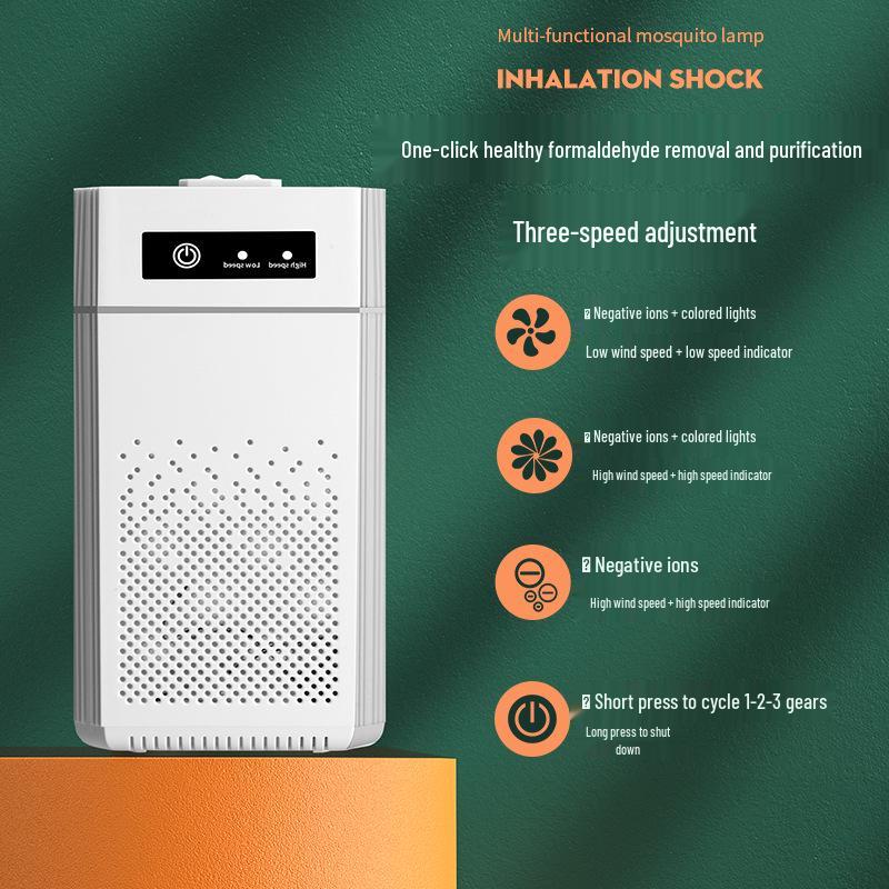 Smart Home Desktop Negative Ion Air Purifier & Deodorizer