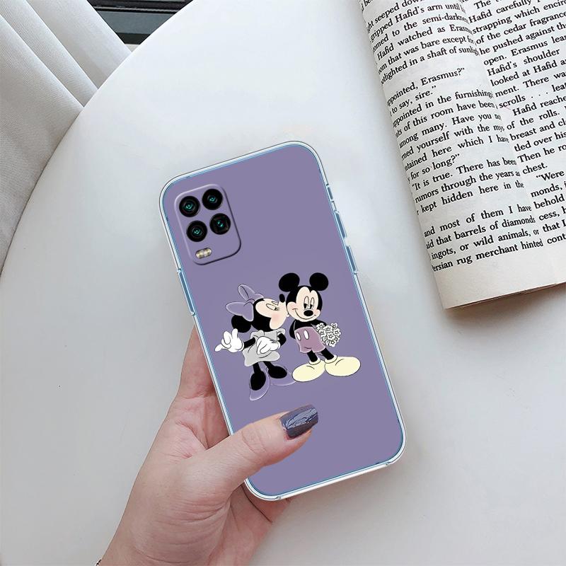 Mickey Minnie Mouse Transparent Phone Case for Motorola Moto G7 G8 G9 G84 G85 G73 G24 G15 Z2 Play Power Plus