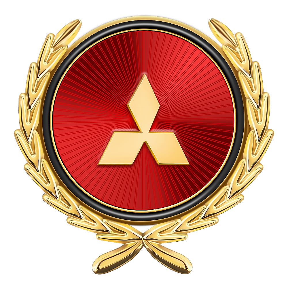 

Wheat logo, metal body logo, durable and high-end car exterior accessories For Mitsubishi Asx Outlander 3 Xl l200 EX10 Galant