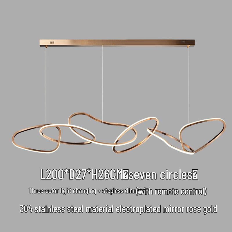 Postmodern Minimalist Designer Pendant Light for Bar, Hotel, or Villa