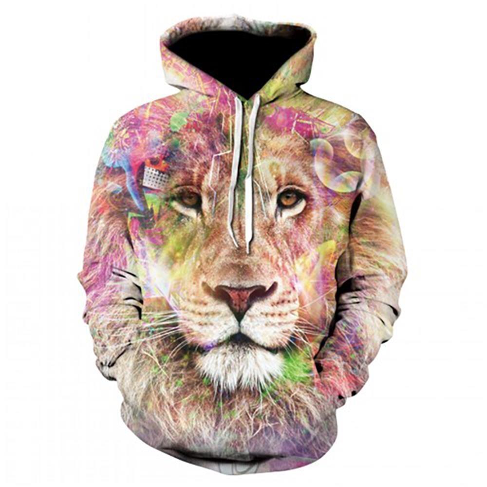 2023 Nuovo Amore Caccia al Cinghiale Stampa 3D Felpa con Cappuccio Oversize da Uomo Animali Unisex Street Casual Abbigliamento Sportivo