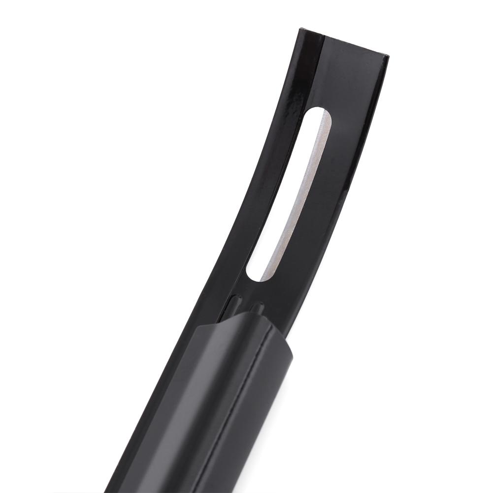 Schwarzer Sicherheits-Schälmesser Schräbschneider Ausdünnen Lederhandwerk Klinge DIY Falten Nähte Werkzeug