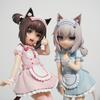 Anime NEKOPARA Figure 18cm Cat Maid Chocolates Vanilla Adorable Pretty Cat Style Model PVC Static Child Toys Collectible Gift Dolls