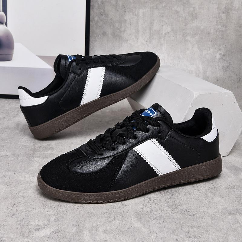 

Женские осенние новые маленькие белые туфли на мягкой подошве, повседневные, универсальные, легкие, спортивные, износостойкие женские туфли 44 чёрный