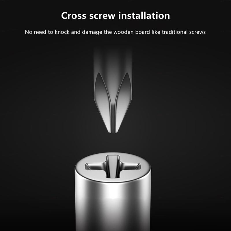 20/30Pcs Support Multifunction Fixed Cabinet Rack Nail Self-Tapping Integrated Screw Clapboard Holder Laminate Support Nail