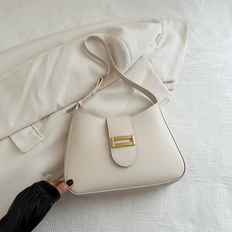 Stylish Chic Shoulder Bag Trendy Pu Leather Small Commuter Purse For Summer 2024