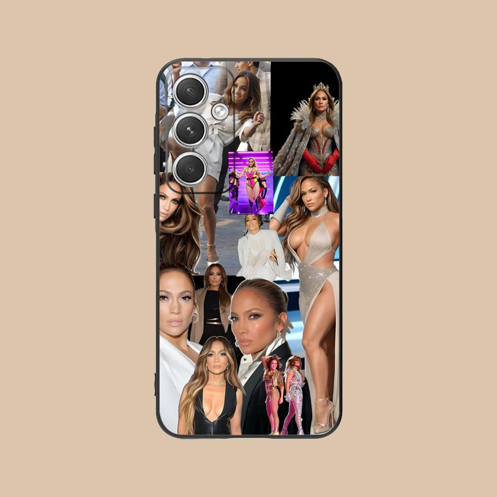 Jennifer Lopez Mobile Cell Phone Case for Samsung Galaxy S26 S25 S24 S23 S22 S21 S20 Note20 Plus FE Ultra Colorful Cover Luxury Galaxy Note20
