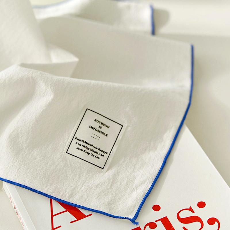 1Pc Cover Cloth Originality Placemat Retro Style Solid Color Rural Style Photography Props Decorative Cloth Cotton