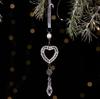Ice Stick Ornament Modern Acrylic Christmas Ornament Snowflake Hanging Pendant Clear Water Droplet Ornament For Gift Tag Party