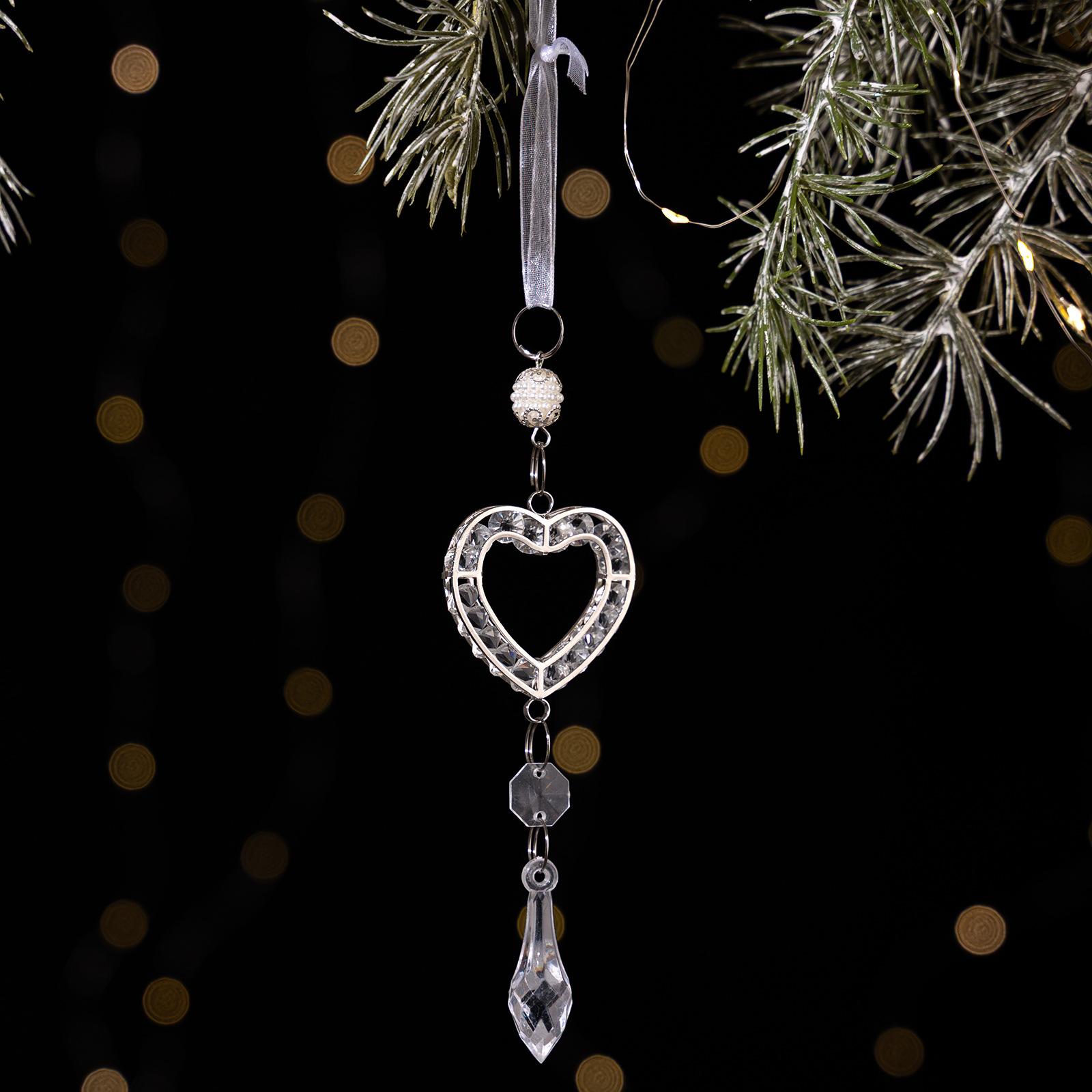 

Ice Stick Ornament Modern Acrylic Christmas Ornament Snowflake Hanging Pendant Clear Water Droplet Ornament For Gift Tag Party