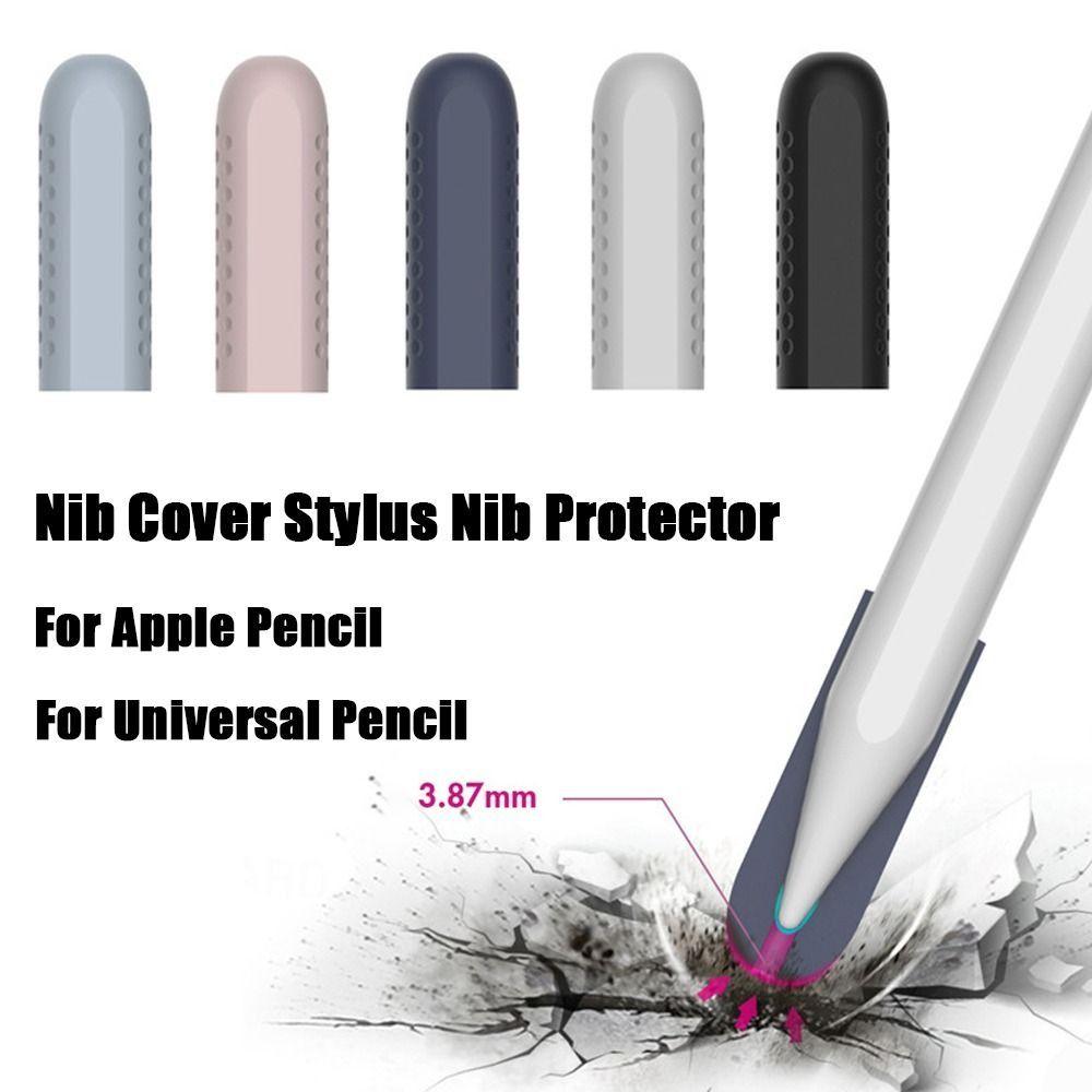 Grip Texture Stylus Tip Protector Soft Silicone Stylus Nib for Apple Pencil Universal