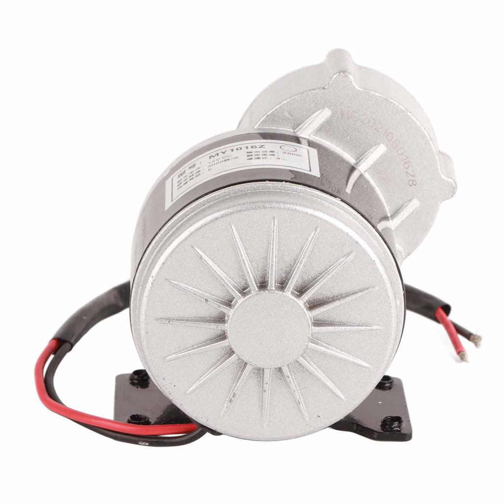 DC Brushed Motor 12V 250W 13 Tooth Reducer Motor for Electric Bikes Small Motorcycles Agricultural