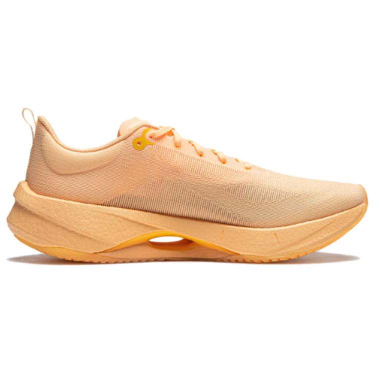 Li Ning Super Light 21 Fabric Slip Resistant Abrasion Resistant Low Top Running Shoes Women's Orange ARBU002-45