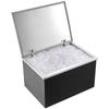 28"x20"x17" Drop In Ice Chest Ice Cooler Ice Bin Stainless Steel w/Cover