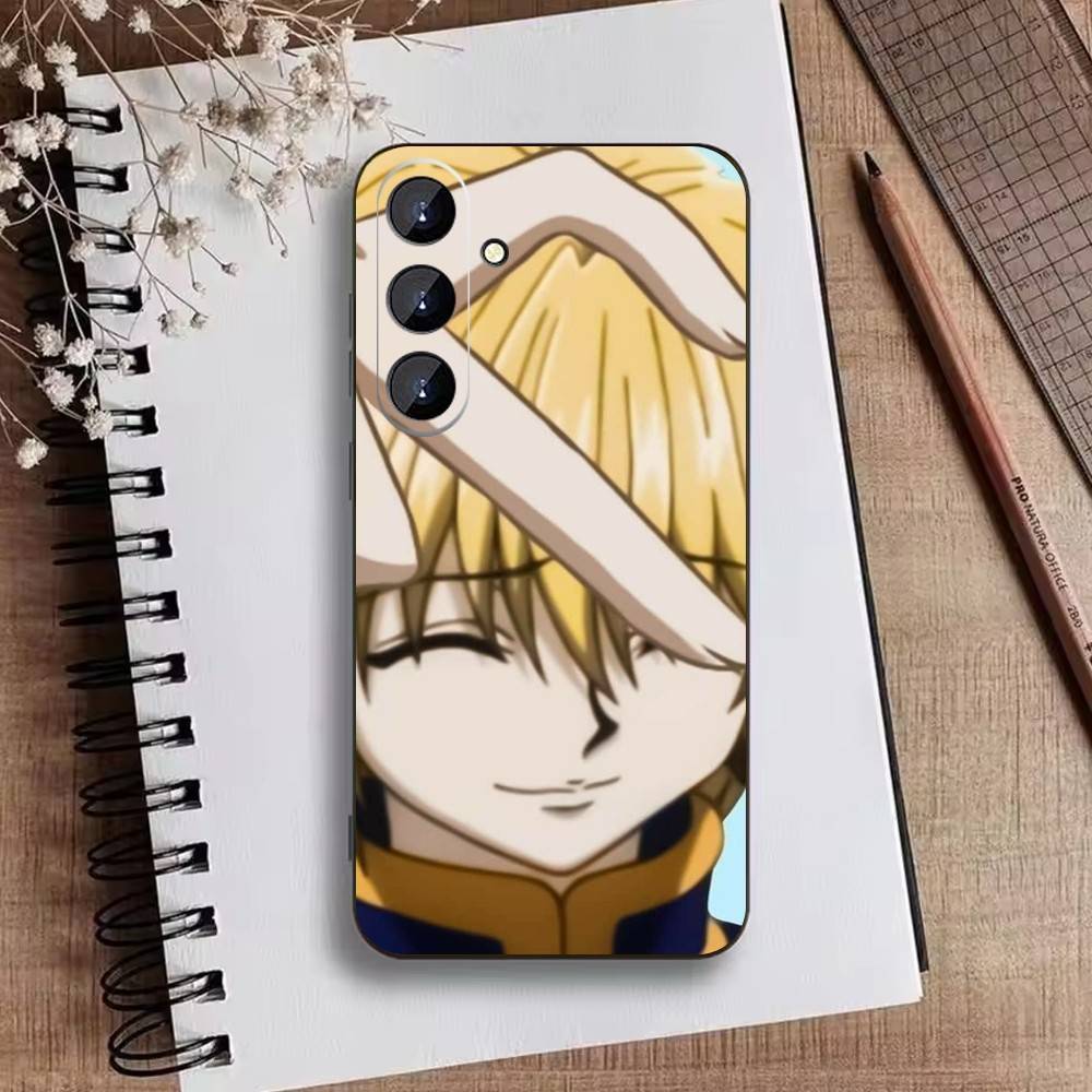 S-Killua Zoldyck H-Hunter X Hunter Phone Case For Samsung Galaxy A73,A72,A71,A70,A52,A51 Others Soft Black Cover