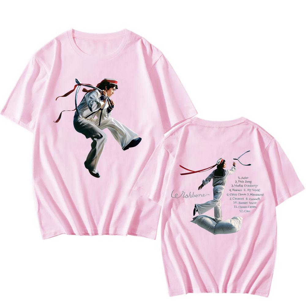 Conan Gray Wishbone Album Graphic T-shirt Short Sleeve Cotton Summer Tshirts for Male Streetwear Hip Hop 2025 Fashion Men Tees