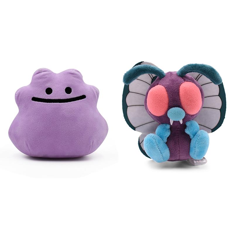 Push Toys Poke Ball Master Great Ultra Ball Shiny Mew Psyduck Furret Peluche Stuffed Dolls Halloween Gifts
