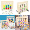 Vierfarben Obst Tier Logikspiel Holz Montessori Lernspielzeug für Kinder