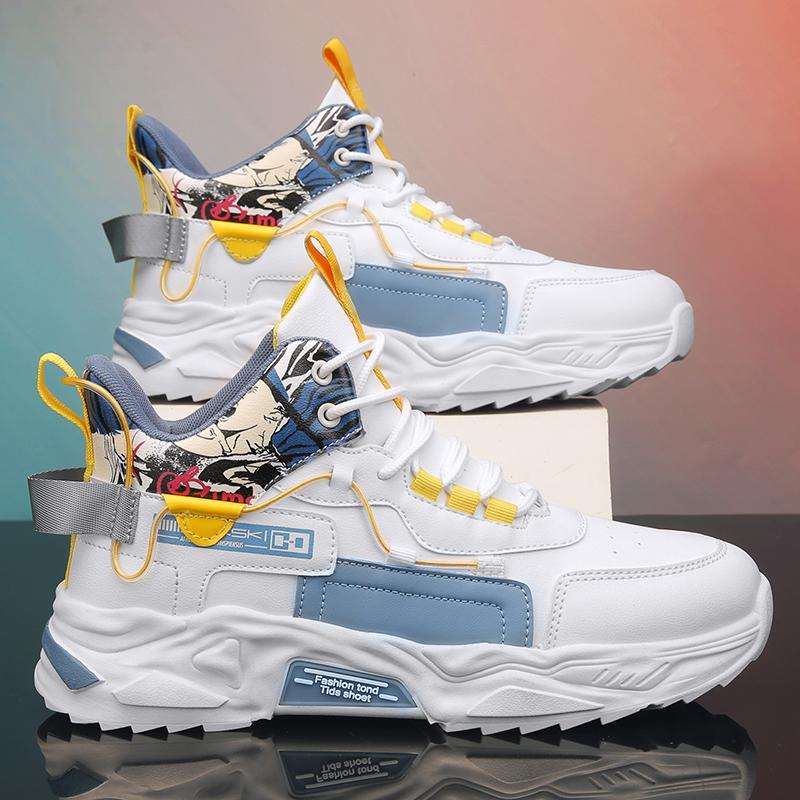 Putian high-top autumn student running basketball actual sports leisure height increase Xiaobai dad tide shoes