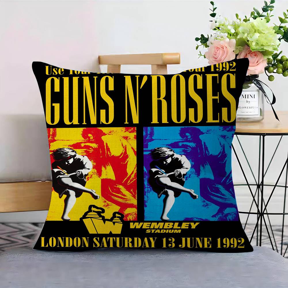 Band G-Guns N-N' R-Roses-S Pillow Cover Sofa Cushion Cover Home Room Decoration Children Gift