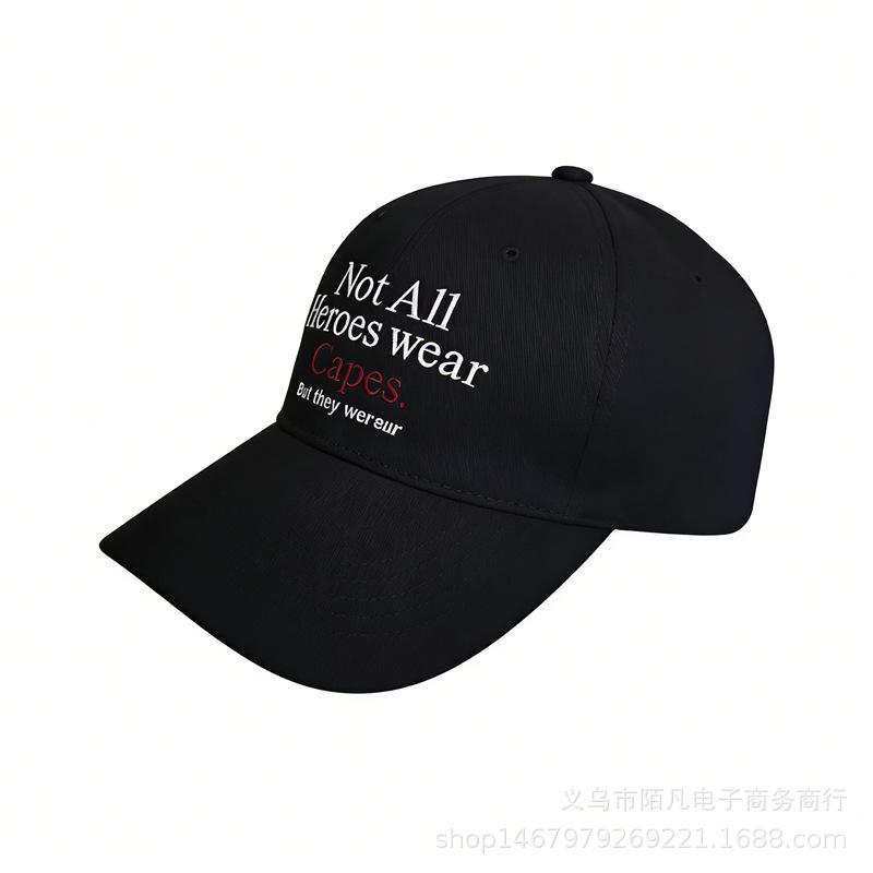 Spring and summer new letter embroidered baseball cap men's and women's fashion versatile trend sun hat travel sun protection cap