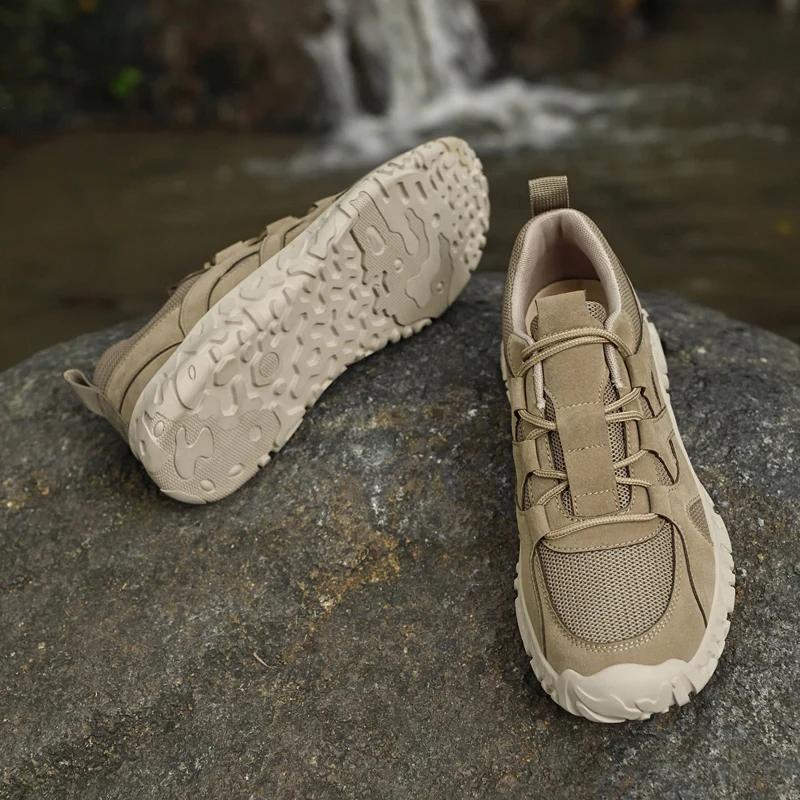 Summer Hot Selling Men's Mesh Casual Shoes Thick Soled Wear-resistant Outdoor Hiking Shoes High-quality Oxford Shoes for Men’s