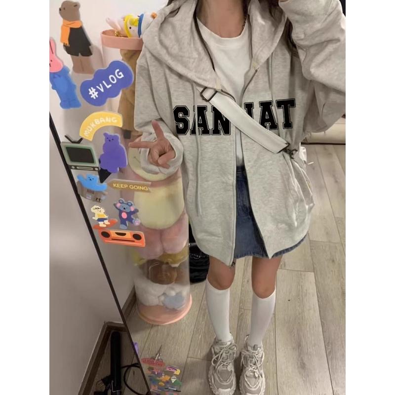 

Women s Hooded Zipper Sweater Cardigan Jacket